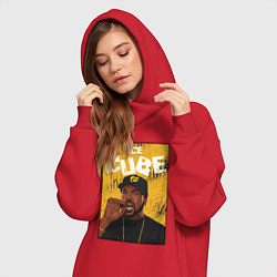 Женское худи-платье Ice Сube, цвет: красный — фото 2