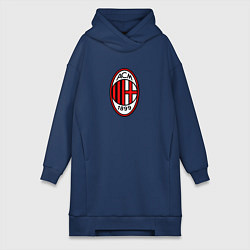 Женская толстовка-платье Футбольный клуб Milan