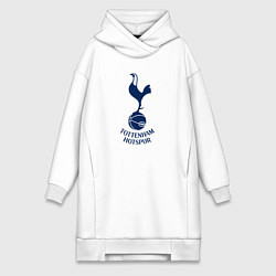 Женское худи-платье Tottenham Hotspur fc sport, цвет: белый