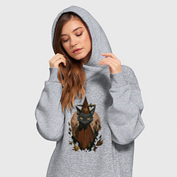 Женское худи-платье Мэй Боровски в костюме, цвет: меланж — фото 2