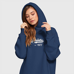 Женское худи-платье Authentic 1977, цвет: тёмно-синий — фото 2