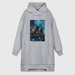 Женская толстовка-платье Герои из Enshrouded