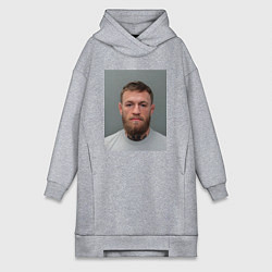 Женское худи-платье Conor McGregor magshot, цвет: меланж