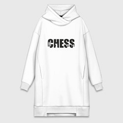 Женское худи-платье Chess арт, цвет: белый