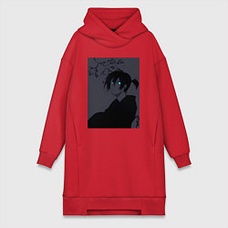 Женское худи-платье Бездомный бог Ято, цвет: красный