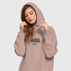 Женское худи-платье Shuba, цвет: пыльно-розовый — фото 2