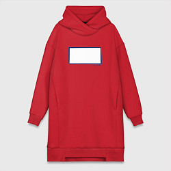 Женское худи-платье Око Хиробрина, Хиробирн смотрит на тебя, цвет: красный