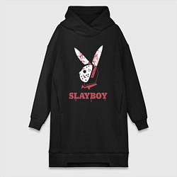 Женское худи-платье Slayboy, цвет: черный