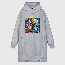 Женское худи-платье DJ Bob-Venom - ai art fantasy, цвет: меланж