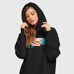 Женское худи-платье Сэико Аясэ, цвет: черный — фото 2