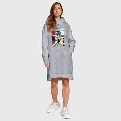 Женское худи-платье Родина, цвет: меланж — фото 2