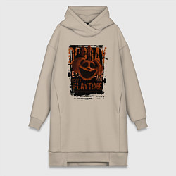 Женское худи-платье Пеклопёс DogDay из Poppy Playtime, цвет: миндальный