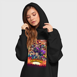 Женское худи-платье Sunsetriders, цвет: черный — фото 2