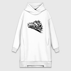 Женская толстовка-платье Volvo викинг