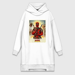 Женская толстовка-платье Дэдпул стоит