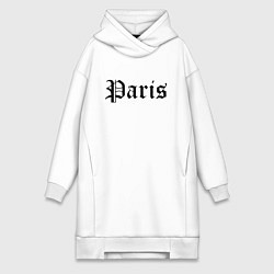 Женская толстовка-платье Paris - France