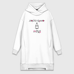 Женская толстовка-платье Это игра в кальмара