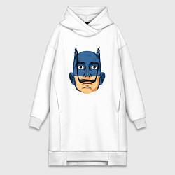 Женское худи-платье Batman Dali, цвет: белый