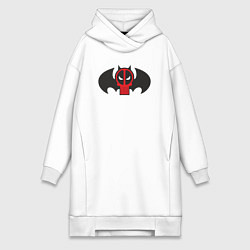 Женская толстовка-платье Batman Deadpool