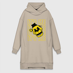 Женское худи-платье It's me Freddy, цвет: миндальный