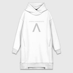 Женское худи-платье Axwell & Ingrosso, цвет: белый