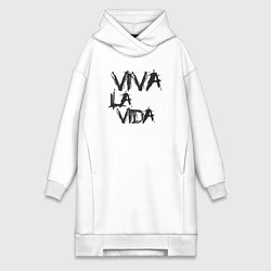 Женская толстовка-платье Viva La Vida