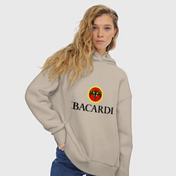 Толстовка оверсайз женская Bacardi, цвет: миндальный — фото 2