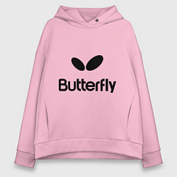 Женское худи оверсайз Butterfly Logo