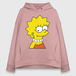 Женское худи оверсайз Lisa Simpson