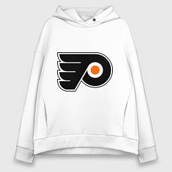 Толстовка оверсайз женская Philadelphia Flyers, цвет: белый