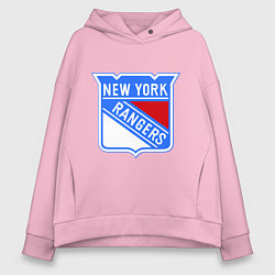 Женское худи оверсайз New York Rangers