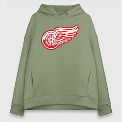 Женское худи оверсайз Detroit Red Wings