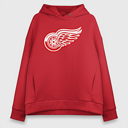 Женское худи оверсайз Detroit Red Wings