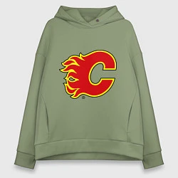 Женское худи оверсайз Calgary Flames