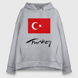 Женское худи оверсайз Turkey