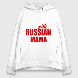 Женское худи оверсайз Russian мама
