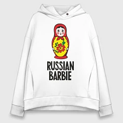 Женское худи оверсайз Russian Barbie