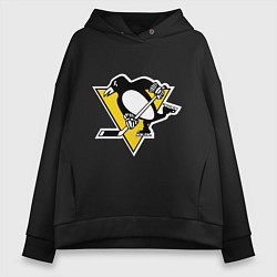 Женское худи оверсайз Pittsburgh Penguins