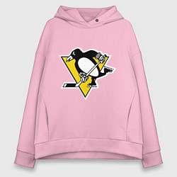 Женское худи оверсайз Pittsburgh Penguins