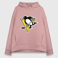 Женское худи оверсайз Pittsburgh Penguins