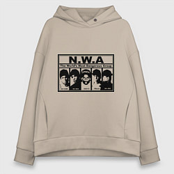 Женское худи оверсайз NWA