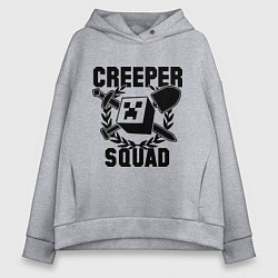 Женское худи оверсайз Creeper Squad