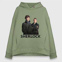 Женское худи оверсайз Sherlock