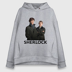 Женское худи оверсайз Sherlock