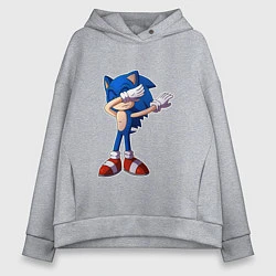 Женское худи оверсайз Sonic dab