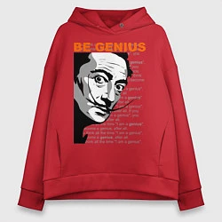 Женское худи оверсайз Dali: Be Genius