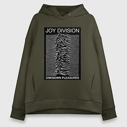 Женское худи оверсайз Joy Division: Unknown Pleasures