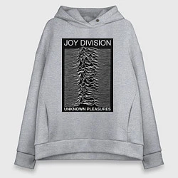 Женское худи оверсайз Joy Division: Unknown Pleasures