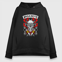 Женское худи оверсайз Megadeth Rocker