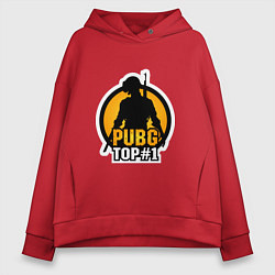 Женское худи оверсайз PUBG Top 1